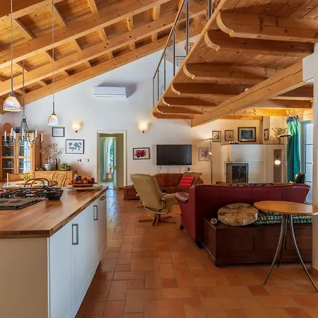 Arte For 6 People Near Labin - Rabac For 6 People With Sea View & Private Pool