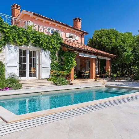 Villa Arte For 6 People Near Labin - Rabac For 6 People With Sea View & Private Pool